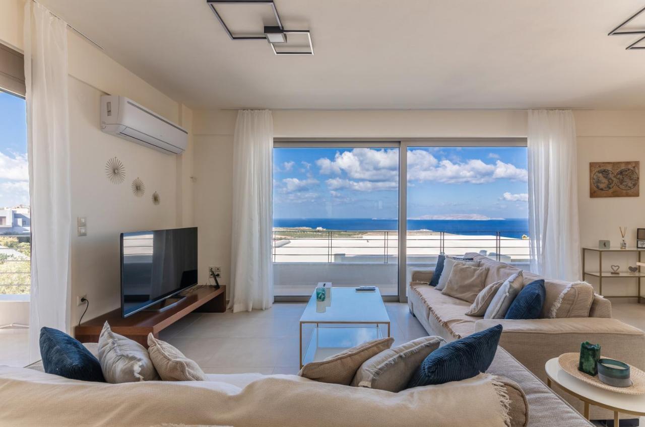 3 Bedroom Villa With Stunning Sea View & Private Parking Elia  Exterior foto